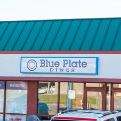 Blue Plate Diner - Front entrance shared with Dunn Brothers