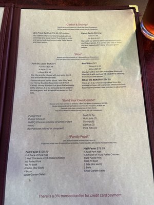 Menu photo 4 Red House BBQ Tehachapi, CA