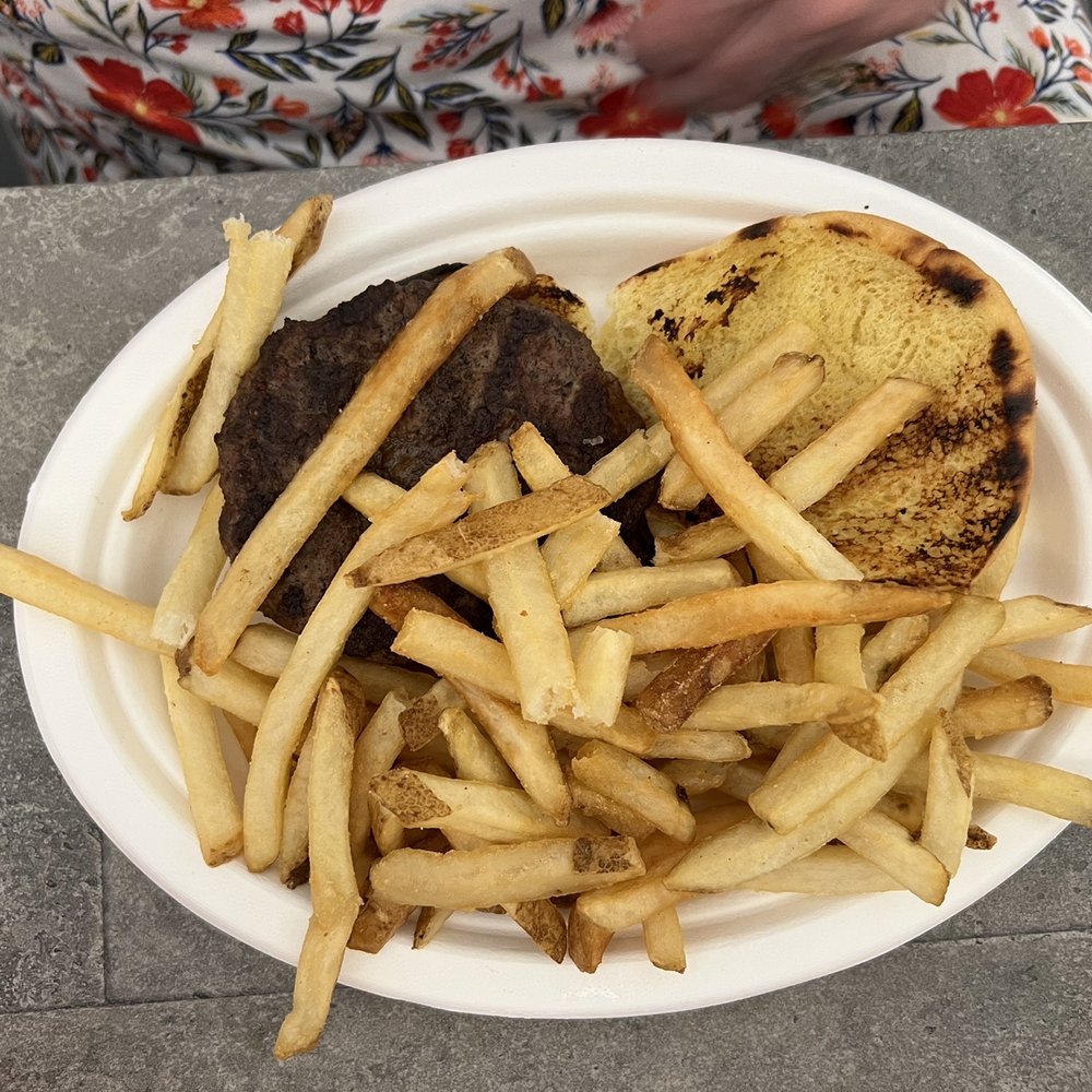 J T's Seafood - Hamburger and fries - Seafood Near Me - Brewster, Massachusetts J T's Seafood - Hamburger and fries - Seafood Near Me - Brewster, Massachusetts