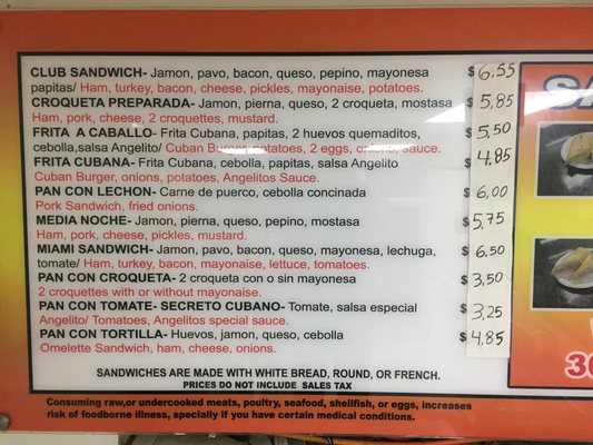 Menu photo 2 Sandwich King Miami, FL