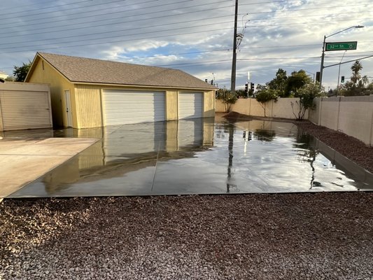 Driveway/Porch/Walkway Project - Phoenix, AZ - Driveway construction as well as walkway and porch.