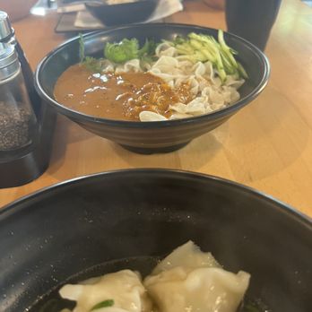 Dumpling World - A very spicy sauce - Chinese Near Me - Austin, Texas