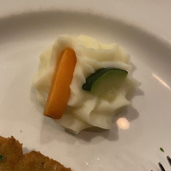 Black Forest Inn - Mashed Potato garnish, carrot stick, zucchini quarter. - German Near Me - Stanhope, New Jersey