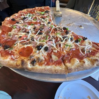 Sara's - Supreme Large (16") no sausage. - Pizza Near Me - New Bern, North Carolina Sara's - Supreme Large (16") no sausage. - Pizza Near Me - New Bern, North Carolina