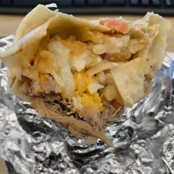 Hula Truck - Kahlua Pork BayRito with Tater Tots, Pico de Gallo, Shredded Cheese, Sour Cream, and Hula Sauce with an Egg (+$1) - Filipino Near Me - Santa Clara, California Hula Truck - Kahlua Pork BayRito with Tater Tots, Pico de Gallo, Shredded Cheese, Sour Cream, and Hula Sauce with an Egg (+$1) - Filipino Near Me - Santa Clara, California