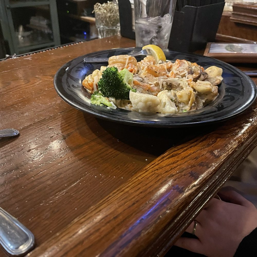 Shrimp ravioli