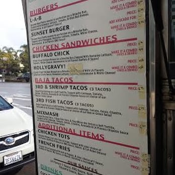 Los Angeles Flavors - Their menu - Food Trucks Near Me
