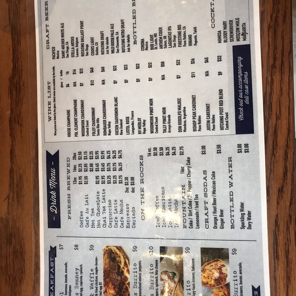 Dory Deli - Sneak peak of the menu! - Delis Near Me - Newport Beach, California Dory Deli - Sneak peak of the menu! - Delis Near Me - Newport Beach, California