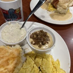 Food and service were great. My wife loved the grits, the bacon was amazing and I loved the gravy. We will be back. Food and service were great. My wife loved the grits, the bacon was amazing and I loved the gravy. We will be back.