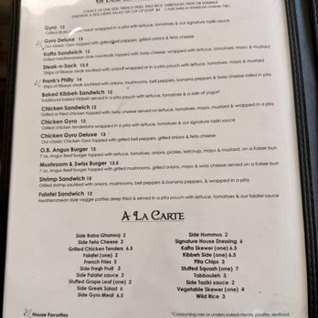 Olive Branch - Menu - Mediterranean Near Me - Birmingham, Alabama