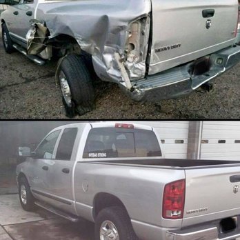 Parsons Auto Body - 2005 Dodge RAM before and after - Body Shops Near Me - Boulder City, Nevada