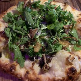 Mushroom Flatbread Pizza