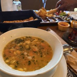 Balik Corbasi or fish soup Balik Corbasi or fish soup
