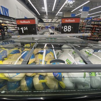 Walmart Supercenter - Turkeys enclosed in temperature controlled case - Department Stores Near Me - Las Vegas, Nevada