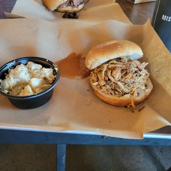 Mission BBQ - Pulled pork and potato salad - Barbeque Near Me - Nashville, Tennessee