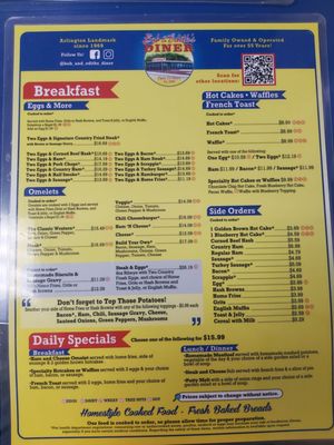 Menu photo 4 Bob & Edith's Diner - Columbia Pike Arlington, VA