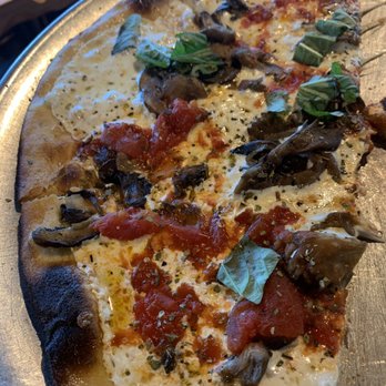Pier 115 - Pizza with mushrooms - Sports Bars Near Me - Edgewater, New Jersey Pier 115 - Pizza with mushrooms - Sports Bars Near Me - Edgewater, New Jersey