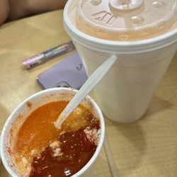 La Michoacana - Elote en vaso and agua de melón