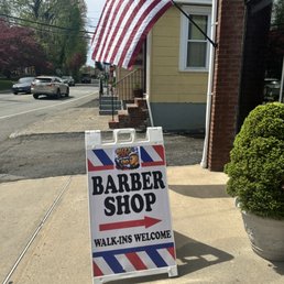 Exterior outside entrance of Empire State Barbershop - Walk-ins welcome Pull up! - Tappan, New York Exterior outside entrance of Empire State Barbershop - Walk-ins welcome Pull up! - Tappan, New York