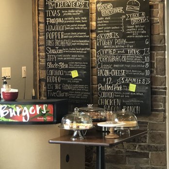 Perrysburger's - Dessert table and menu board! - Burgers Near Me - Perrysburg, Ohio Perrysburger's - Dessert table and menu board! - Burgers Near Me - Perrysburg, Ohio