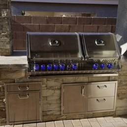 Did an amazing job converting my new grill from propane to natural gas, hooked up all electrical, mounted both access panel and trash panel