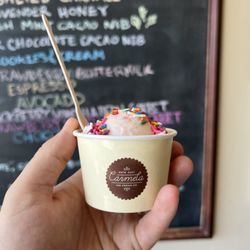 Carmela Ice Cream - Strawberry Buttermilk Ice Cream (Child Size) $4.95