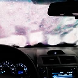 Some say car covered in soap.... I say spiritual isolation chamber
