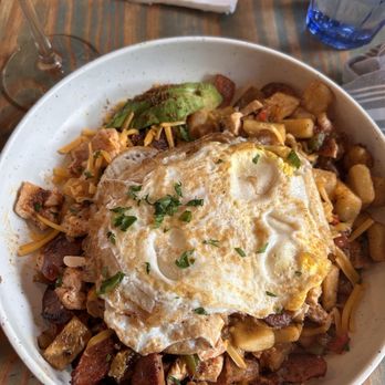 The Waterman Fish Bar - Sausage and Salmon Hash - Seafood Near Me - Charlotte, North Carolina The Waterman Fish Bar - Sausage and Salmon Hash - Seafood Near Me - Charlotte, North Carolina