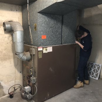 Nomad Mechanical  - Oil to electric conversion, before. - Heating & Air Conditioning/HVAC Near Me
