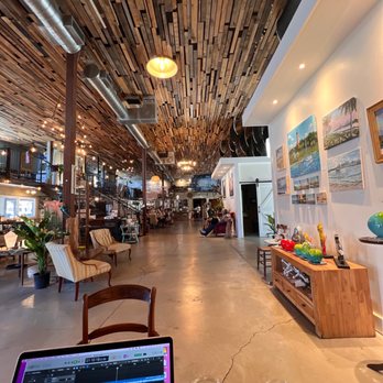 The Lokomotive - a large open space with tables and chairs - Coffee & Tea Near Me - Jupiter, Florida The Lokomotive - a large open space with tables and chairs - Coffee & Tea Near Me - Jupiter, Florida