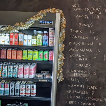 Hip Vegan - Menu on wall - Vegan Near Me - Ojai, California Hip Vegan - Menu on wall - Vegan Near Me - Ojai, California