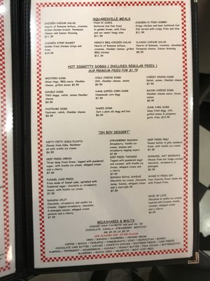 Menu photo 7 Be-Bops Diner Ukiah, CA