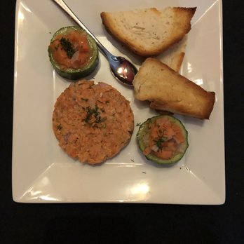 Salmon n' Bannock - Salmon tartare and ceviche - Canadian (New) Near Me - Vancouver, British Columbia Salmon n' Bannock - Salmon tartare and ceviche - Canadian (New) Near Me - Vancouver, British Columbia