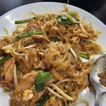 Kings 9 Thai Cuisine - Pad thai. Not too sweet, tastes authentic and homemade - Thai Near Me - Corona, California