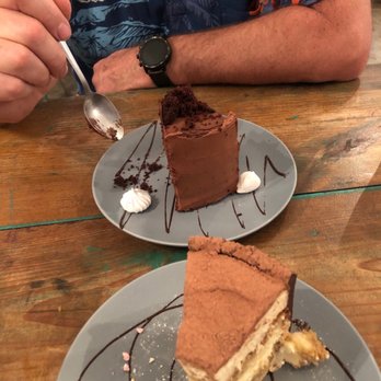 K'ooben Laab - Tiramisu and choc cake . Both were Delish! - Specialty Food Near Me - Cozumel, ROO K'ooben Laab - Tiramisu and choc cake . Both were Delish! - Specialty Food Near Me - Cozumel, ROO