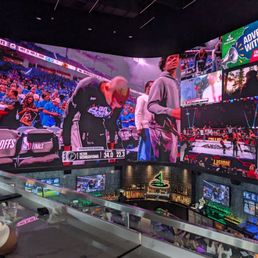 Game 7 WCF, best screen in New Orleans! Full sounds too!!