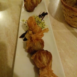Via Augusta - Saquitos de longaniza con habitas