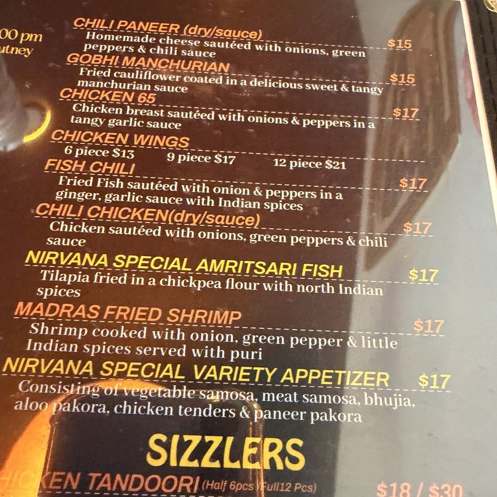 Nirvana Fine Dine Indian Restaurant - Menu 3/26 - Bars Near Me - Huntington, New York Nirvana Fine Dine Indian Restaurant - Menu 3/26 - Bars Near Me - Huntington, New York