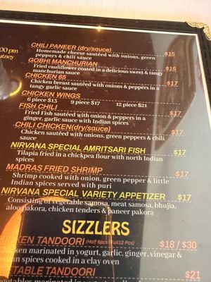 Menu photo 5 Nirvana Huntington, NY