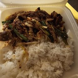 Max Orient - Very spicy Teri Chicken and white rice
