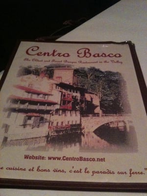 Menu photo 6 Centro Basco Chino, CA