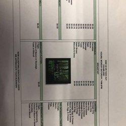 A W's Drive-Inn - Breakfast Menus