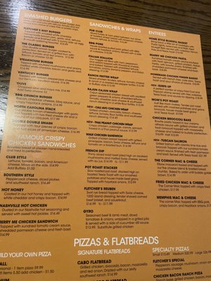 Menu photo 1 Fletcher's Pub - Oakland Drive Kalamazoo, MI Menu photo 1 Fletcher's Pub - Oakland Drive Kalamazoo, MI