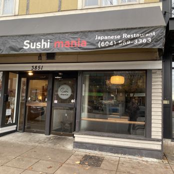 Sushi Mania - the front of a restaurant - Japanese Near Me - Vancouver, British Columbia Sushi Mania - the front of a restaurant - Japanese Near Me - Vancouver, British Columbia