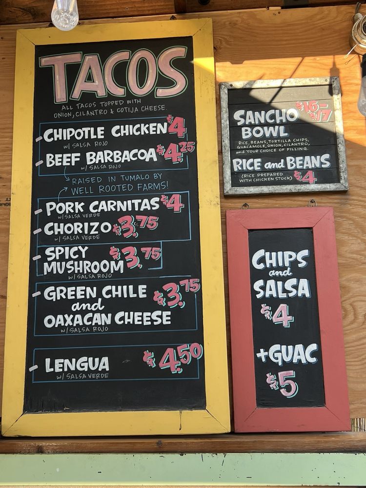 El Sancho Taco Shack At Crux