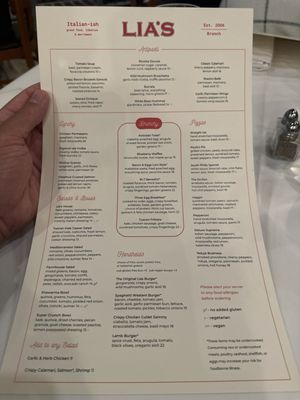 Menu photo 7 LIA'S Chevy Chase, MD