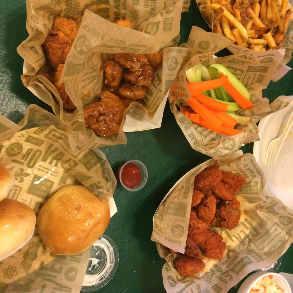 Wingstop - Quick snap of our family meal - Chicken Wings Near Me - Lake Forest, California Wingstop - Quick snap of our family meal - Chicken Wings Near Me - Lake Forest, California