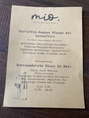 Menu photo 1 Mio Bar Bistro Hude, NI
