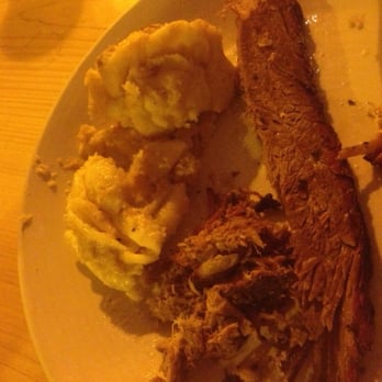 Salt + Smoke - Mac n Cheese, buttery biscuit, brisket, and delicious pork - Bars Near Me - Saint Louis, Missouri