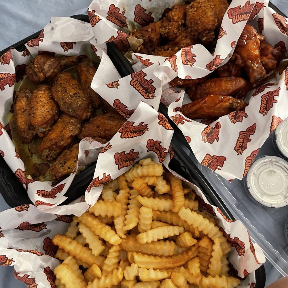 Chaka Wings - Great flavor portions and the crisp was perfect - Chicken Wings Near Me - Fontana, California Chaka Wings - Great flavor portions and the crisp was perfect - Chicken Wings Near Me - Fontana, California